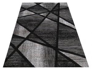 Originálny vzorovaný koberec v sivo čiernej kombinácií Šírka: 80 cm | Dĺžka: 150 cm