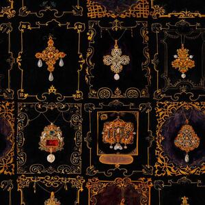 MINDTHEGAP Anna'S Jewelry, zlatá/čierna/farebná skupina čierna + biela