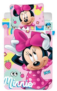 Jerry Fabrics Obliečka do postieľky Minnie sweet baby, 100x135 / 40x60 cm