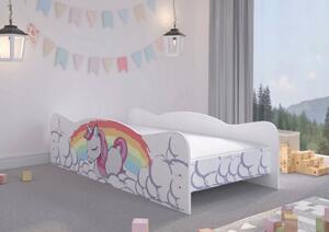 Roztomilá detská posteľ v motíve My Little Pony 160 x 80 cm