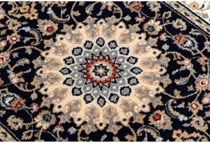 Vlnený kusový koberec Abdul čierny 80x150cm