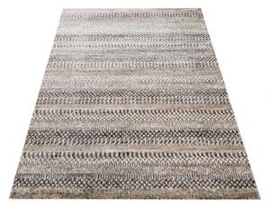 Moderný koberec s hrubo tkaným vzorom béžovej farby Šírka: 60 cm | Dĺžka: 100 cm