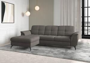ROHOVÁ SEDAČKA, textil, grafitová Sit & More - Sedačky, Online Only