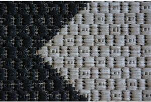 Kusový koberec Kris čierny 80x150cm