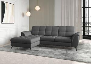ROHOVÁ SEDAČKA, textil, tmavosivá Sit & More - Sedačky, Online Only
