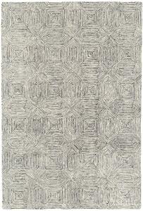 ASIATIC LONDON Camden Black White - koberec ROZMER CM: 160 x 230
