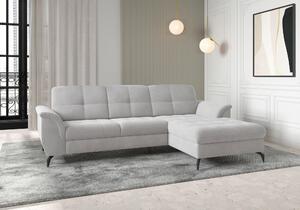 ROHOVÁ SEDAČKA, textil, strieborná Sit & More - Sedačky, Online Only