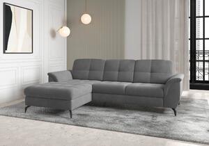 ROHOVÁ SEDAČKA, textil, sivá Sit & More - Sedačky, Online Only