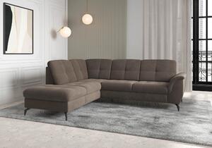 ROHOVÁ SEDAČKA, textil, tmavohnedá Sit & More - Sedačky, Online Only