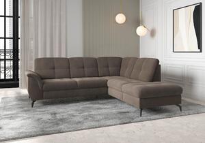 ROHOVÁ SEDAČKA, textil, tmavohnedá Sit & More - Sedačky, Online Only