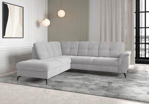 ROHOVÁ SEDAČKA, textil, strieborná Sit & More - Sedačky, Online Only