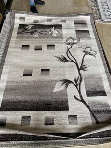 Štýlový koberec do obývačky s motívom kvetov Šírka: 80 cm | Dĺžka: 150 cm