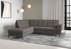 ROHOVÁ SEDAČKA, textil, grafitová Sit & More - Sedačky, Online Only