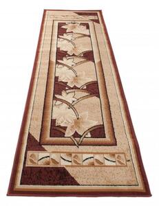 Kusový koberec PP Foglio hnedý atyp 100x150cm