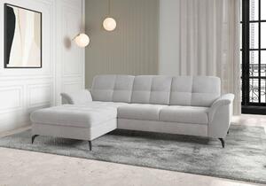 ROHOVÁ SEDAČKA, textil, strieborná Sit & More - Sedačky, Online Only