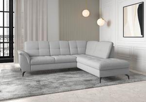ROHOVÁ SEDAČKA, textil, svetlosivá Sit & More - Sedačky, Online Only