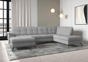 SEDACIA SÚPRAVA, textil, sivá Sit & More - Sedačky, Online Only