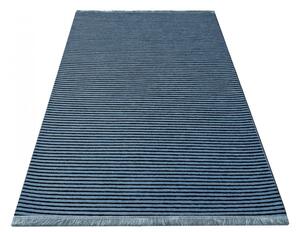 Modrý protišmykový koberec vhodný do predsiene Šírka: 80 cm | Dĺžka: 150 cm