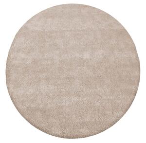 Okrúhly koberec v béžovej farbe 133X133