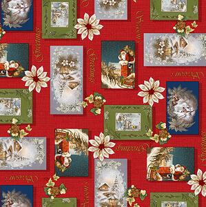 Obrus ​​PVC FL-1388-01 - vianočný 140cm x20m