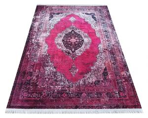 Originálny vintage koberec ružovej farby Šírka: 80 cm | Dĺžka: 150 cm