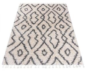 Kusový koberec shaggy Daren krémovo sivý 2 60x100cm