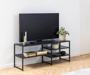 SKRINKA POD TV, čierna, 120/46/33 cm - Online Only drobný nábytok, Online Only
