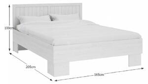 Manželská posteľ 160 cm Provense L1 (s roštom). Vlastná spoľahlivá doprava až k Vám domov. 809017