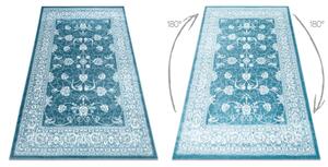 Moderný MEFE koberec 2312 Ornament, krém / modrý