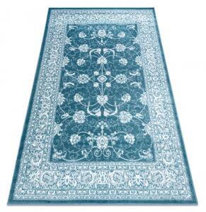 Moderný MEFE koberec 2312 Ornament, krém / modrý