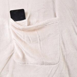 Krémová deka z mäkkého materiálu Šírka: 170 cm | Dĺžka: 200 cm