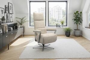 RELAXAČNÉ KRESLO, textil, piesková Sit & More - Online Only obývacie izby, Online Only