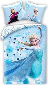 Posteľné obliečky Ľadové kráľovstvo – Frozen - motív Ľadová mágia - 100% bavlna - 70x90 cm + 140x200 cm