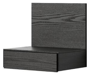NEW WORKS Nočný stolík Tana, Black Oak