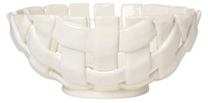 FERM LIVING Misa Plait Bowl Ø24, Off-White