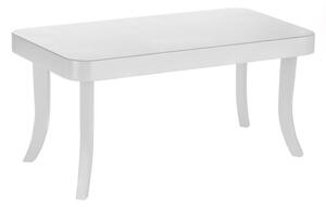 Luxusný biely stolík obĺžnik