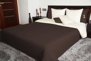 Hnedé obojstranné prehozy na posteľ Šírka: 75 cm | Dĺžka: 160 cm