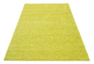 Kusový koberec Shaggy Tokyo zelený 140x200cm