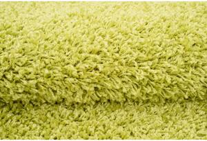 Kusový koberec Shaggy Tokyo zelený 140x200cm