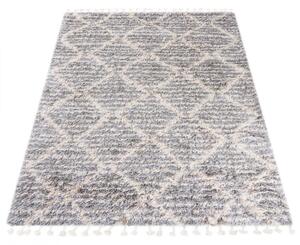 Kusový koberec shaggy Atika svetlo sivý 80x150cm