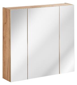 ArtCom Zrkadlová skrinka CAPRI Oak 843 | 80 cm