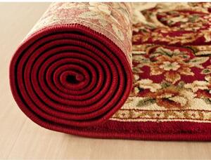 **Kusový koberec klasický vzor bordó 70x140cm