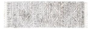 Kusový koberec shaggy Acama krémovo sivý atyp 60x200cm