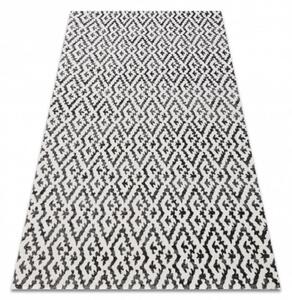 Kusový koberec Fabio čierno krémový 80x150cm