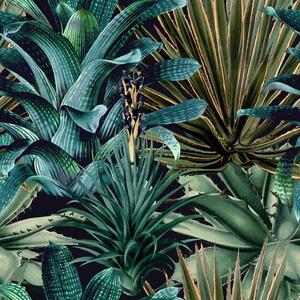 MINDTHEGAP Lush Succulents, zelená/čierna/farebná skupina zelená/farebná skupina čierna + biela