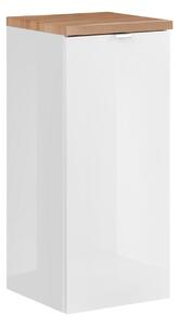 CMD COMAD - Kúpeľňová skrinka s košom na bielizeň Capri White - biela - 35x80x35 cm