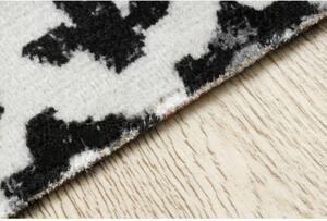 Kusový koberec Fabio čierno krémový 80x150cm