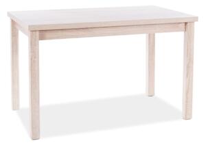 Signal Jedálenský stôl ADAM | 100 x 60 cm Farba: biely mat / čierna