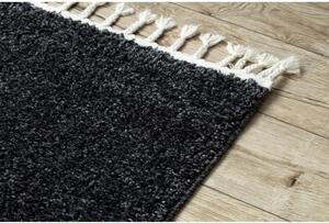 Kusový koberec Shaggy Berta antracitový 80x150cm