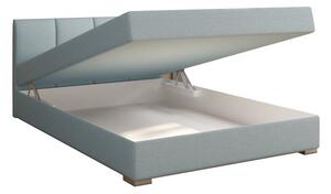 Manželská posteľ Boxspring 140 cm Rhoni (mentolová) (s roštom, matracom a úl. priestorom). Vlastná spoľahlivá doprava až k Vám domov. 809433